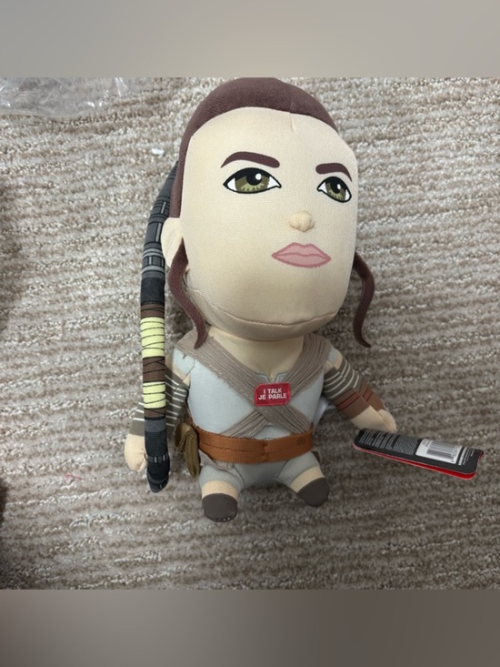 Star Wars Other - Star Wars Plush Talking Figure - Cream, Brown & Olive Accents